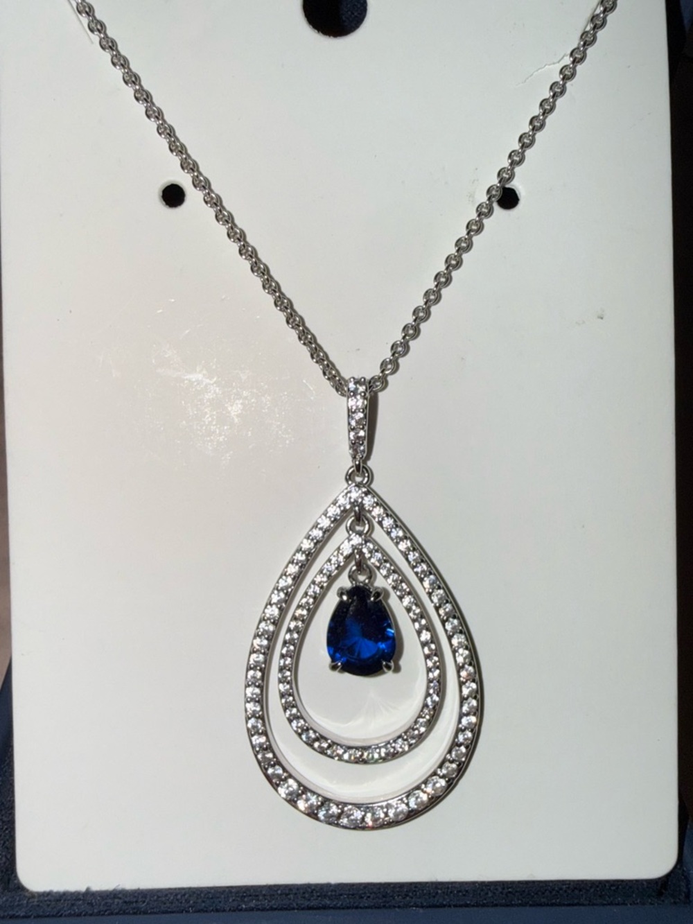 Bomb Party September Birthday 2024 Necklace “Classic Beauty” RBP8170 Rhodium